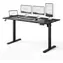 SENSE7 NOJO LIGHT Schreibtisch schwarz / elektrisch höhenverstellbar / 140 x 70 cm / Tragkraft 70 kg