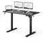SENSE7 NOJO LIGHT Schreibtisch schwarz / elektrisch höhenverstellbar / 120 x 60 cm / Tragkraft 70 kg
