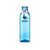 Sistema Hydrate Square Quadratische Flasche mit Schraubverschluss 1 l blau