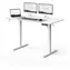 SENSE7 Nojo Light Schreibtisch weiß / elektrisch höhenverstellbar / 120 x 60 cm / Tragkraft 70 kg