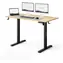 Nagelneuer Schreibtisch SENSE7 NOJO LIGHT, Kiefer schwarz / elektrisch höhenverstellbar / 120 x 60 cm / Tragkraft 70 kg / neu