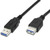 PremiumCord USB 3.0-Kabel A<->A-Verlängerung 1 m / Super-Speed 5 Gbit/s