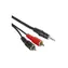 PremiumCord Kabelbuchse 3,5 mm-2xCINCH M/M 3M