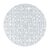 Unverpackt - Spirella RIVERSTONE rutschfeste runde Duschmatte transparent / PVC / 57 cm / unverpackt