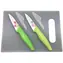 SOVIO SVN02PST Set mit 2 Messern (9 cm) + Schneidebrett Tulpe
