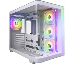 Fortron FSP M580-WP weiß / Midi-Tower-Gehäuse / ATX / 270°-Glas / ARGB / 445 mm GPU-Einbaurahmen