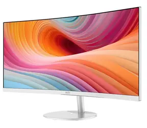 34" MSI PRO MP341CQW E12 weiß / Monitor / VA / UWQHD / 21:9 / 120 Hz / 1 ms / HDMI + DP