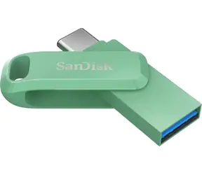 SanDisk Ultra Dual Drive Go 256 GB grün / USB-Stick / USB-A + USB-C / Lesegeschwindigkeit bis zu 400 MB/s
