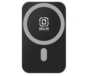 Obal:Me MagNetix Platte schwarz / Kfz-Ladehalterung / 15 W / MagSafe / für Belüftung