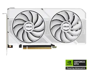 Asus Dual GeForce RTX 5060 OC 8GB weiß / Grafikkarte / 2565 MHz / 8 GB GDDR7 / 128-Bit / 1x HDMI + 3x DP / 550 W