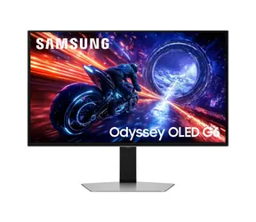 27" Samsung Odyssey OLED G6 G60SF Silber / Gaming-Monitor / QHD / 500 Hz / 0,03 ms / HDMI + DP