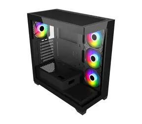 Fortron FSP M340-BA schwarz / Gehäuse / Midi-Tower / ATX / Micro-ATX / ARGB