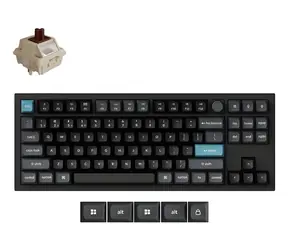 Keychron Q3 Ultra schwarz / Kabelgebundene Tastatur / Aluminiumrahmen