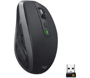 Logitech MX Anywhere 2S Graphite / Maus / kabellos / Lasersensor / Bluetooth / Dunkelfeld / Unifying-Empfänger