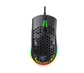 Havit MS1036 schwarz / Optische Gaming-Maus / RGB / 7 Tasten / 1,6 m