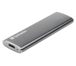 Verbatim Vx500 1 TB silber / Externe SSD-Festplatte / USB 3.1 Gen 2 / Lesen: 500 MB/s / Schreiben: 440 MB/s