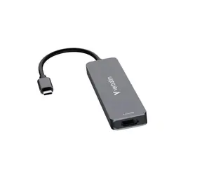 Verbatim USB-C Essentials Multiport-Hub, 6 Port , grau / USB-C-Hub / HDMI 4K/30Hz / USB-A 3.2 Gen 1 / SD+microSD / PD 100W