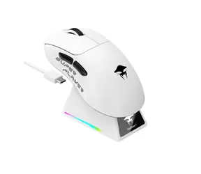 Havit StarBlaze-1 schwarz-weiß / Gaming-Maus / 26000 DPI / 6 Tasten / BT 5.0 / 2,4 GHz / USB / 1,5 m