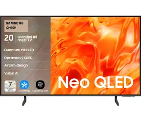 75" Samsung QE75QN70HA, schwarz / Fernseher / 4K Neo QLED / 3x HDMI / 2x USB / WLAN / Bluetooth / CI+ / LAN / 20-W-Lautsprecher