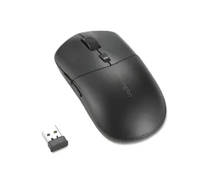 Kensington EQ MY430 schwarz / Kabellose Maus / 2400 DPI / 6 Tasten / Bluetooth + 2,4 GHz / USB-C-Ladeanschluss / Leise