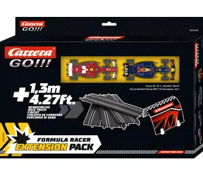 Carrera 71604 GO - 4x gerade +1,3 m Red Bull Verstappen + Ferrari Hamilton