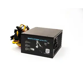 1stCool WHITE STORM 550 / Netzteil / 550 W / Aktive PFC / 120-mm-Lüfter / 85+
