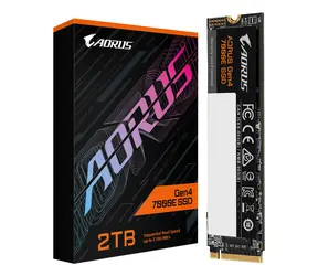 GIGABYTE AORUS Gen4 7000E 2 TB / SSD / M.2 2280 / PCIe 4.0 / R: 7100 MB/s / Schreiben: 6500 MB/s