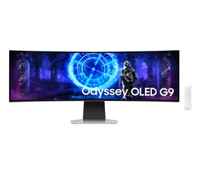 49" Samsung Odyssey G9 OLED SMART S49DG954SU Silber / Monitor / OLED / 5120 x 1440 / 32:9 / 240 Hz / HDMI & DP