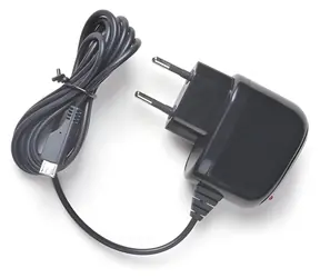 2GO schwarz / Micro-USB-Ladegerät / 5 V / 1 A