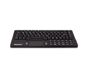 Keysonic KSK-5031IN schwarz / Industrietastatur / Silikon / IP68 / 87 Tasten / UK-Layout