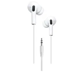 2GO In-Ear-Stereo-Kopfhörer, weiß / In-Ear-Kopfhörer / kabelgebunden / 3,5-mm-Klinkenstecker