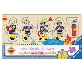 Ravensburger Feuerwehrmann Sam und seine Freunde / Holzpuzzle / 5 Bilder / ab 18 Monaten