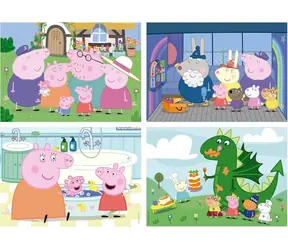 Educa Puzzle Peppa Pig 4in1 / (20 & 40 & 60 & 80 Teile) / ab 3 Jahren