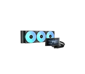 DEEPCOOL LT360 VISION ARGB schwarz / CPU-Wasserkühlung / 360 mm / 4,5" LCD / ARGB / LGA1851 / AM5