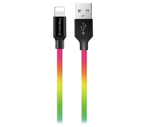 Colorway: Mehrfarbig / Datenkabel: USB-A - Lightning / 1 m / 2,4 A
