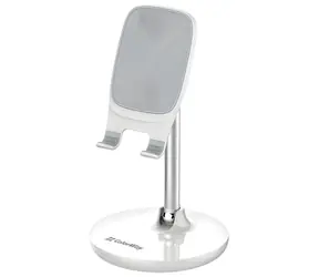 Colorway: Weiß / Drehbarer Halter für Handy und Tablet / 90°-Drehung