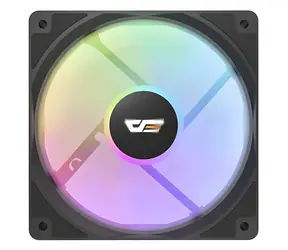 darkFlash CL12 LED-Lüfter, schwarz, 120 mm, 1200 U/min, 52,46 CFM, 4-Pin