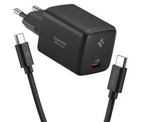 Spigen Essential EE451EU 45 W schwarz / Ladegerät / 1x USB-C
