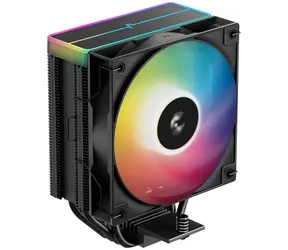 DEEPCOOL AG400 BK ARGB V2 schwarz / CPU-Kühler / 4x Heatpipes / 120 mm ARGB / AM4 + AM5 + Intel