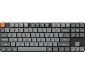 Keychron K1 Max (Gateron Red) / Tastatur / 87 Tasten / Mechanisch / Flaches Design / Rote Schalter / QMK / Via / BT / USB