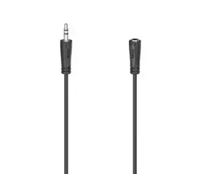 HAMA / Audio-Verlängerungskabel / 3,5-mm-Klinkenstecker auf Klinkenstecker / Stereo / 1,5 m
