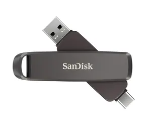SanDisk Extreme Pro Dual Drive 256 GB / Flash-Disk / USB-C + USB-A / Lesen 1000 MB/s / Schreiben 900 MB/s