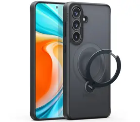 Torras Ostand Q3 Spin schwarz / Schutzhülle / Samsung Galaxy S26 / 360°-Ständer / 18N Magnet