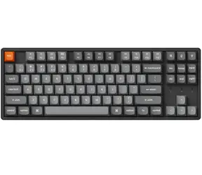 Keychron K8 Max QMK / Tastatur / TKL 87 Tasten / Mechanisch / Super Red Schalter / Aluminiumgehäuse / Bluetooth / USB