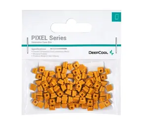 DEEPCOOL PIXEL orange / Dekorative Teile für das Gehäuse / 100 Stück / Gummi