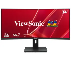 34" ViewSonic VA3420C-2 / VA Curved / 3440 x 1440 / 21:9 / 120 Hz / HDMI + DP + USB-C 96 W / Lautsprecher