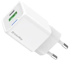 Colorway: Weiß / Netzteil / 1x USB-C / GaN / 30W / PD / QC / PPS