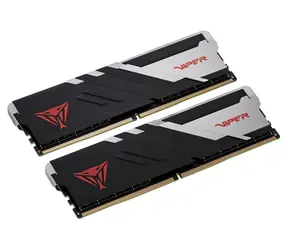 Patriot Viper Venom RGB 64 GB (2x32 GB) 6000 MHz Schwarz / DIMM / DDR5 / CL30 / On-Die ECC / Ungepuffert / 1,35 V