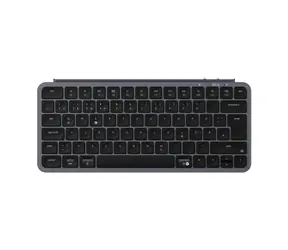 Keychron B1 Pro grau/schwarz / Tastatur / 75 % / Scherenschalter / 2,4 GHz + BT 5.2 / USB-C / Deutsch
