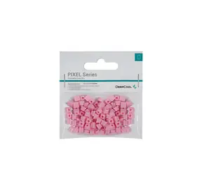 DEEPCOOL Pixel Series pink / Dekorative Pixel-Teile / für DEEPCOOL Gehäuse / Gummi / 100 Stück